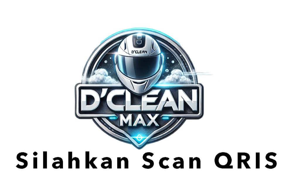 D'Clean screen asking the rider to scan QRIS